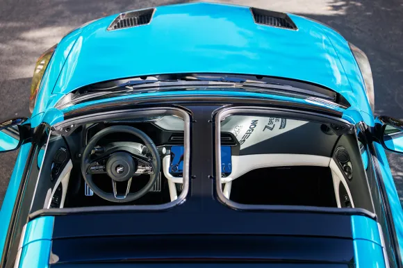 Aerial view of the Nissan Z Kaze Concept.